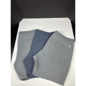 7 Diamonds Performance Shorts Men's Gray/ Blue Crossroads 7" Inseam‎  Lot Of 3